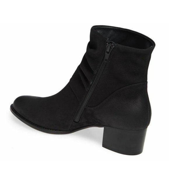 $480 PAUL GREEN Brianna COMFORT DRAMATIC Slouchy Bootie  $480 PAUL GREEN Brianna Slouchy Bootie DRAMATIC BLOCK black SUEDE 10 (TC26)